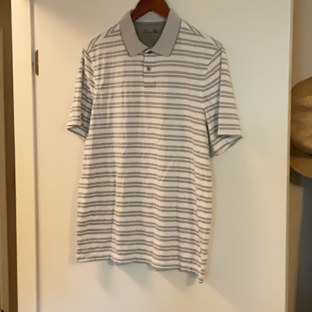 Classic Striped Polo Shirt